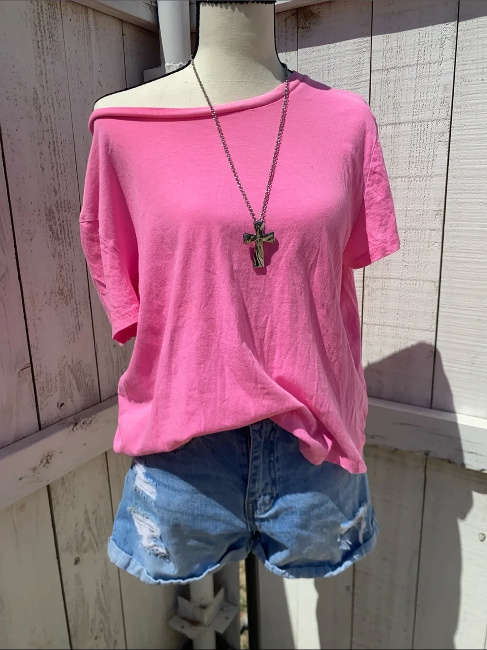 YMI Distressed Denim Shorts